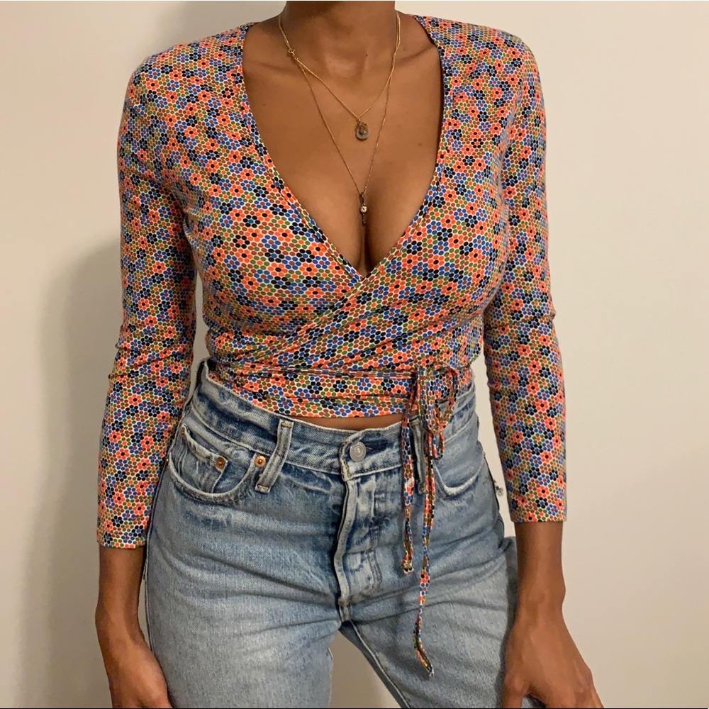 AA Wrap Crop Top